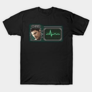 Chris Redfield Pixel Art T-Shirt